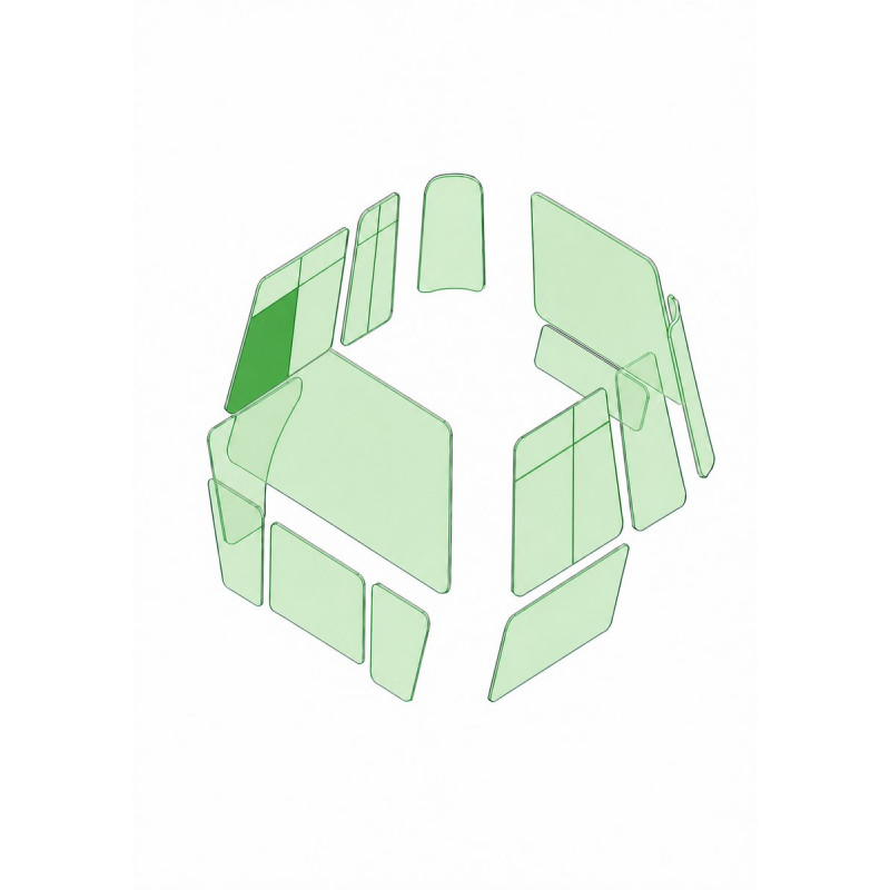 SEITENSCHEIBE RECHTS VORNE passend fuer SCHAEFF HR42