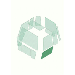 TÜRSCHEIBE LINKS UNTEN passend fuer BOBCAT TL26.60