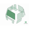 FRONTSCHEIBE OBEN passend fuer CATERPILLAR 323F