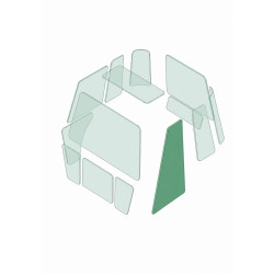 TÜRSCHEIBE LINKS passend fuer CATERPILLAR 938F