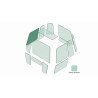 SEITENSCHEIBE RECHTS passend fuer CATERPILLAR TH355B