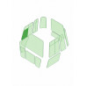 SEITENSCHEIBE RECHTS VORNE passend fuer JCB 8032Z