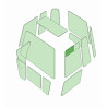 TÜRSCHEIBE LINKS OBEN VORNE passend fuer JCB 8037Z